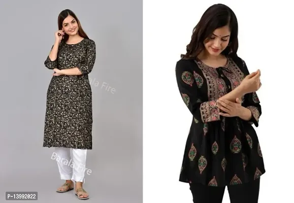 Trendy Women Cotton Kurta Pack of 2