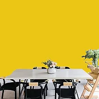 Jaamso Royals Yellow Plain matt Wallpaper - Self Adhesive, Water Proof, Peel and Stick Sticker (60 cm x 500CM, Yellow)-thumb2