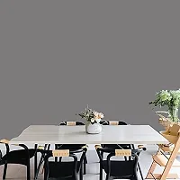Jaamso Royals Gray Plain matt Wallpaper - Self Adhesive, Water Proof, Peel and Stick Sticker (60CM x 1000CM, Gray)-thumb2