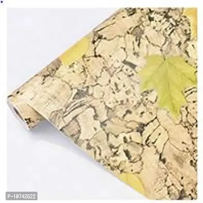 JAAMSO ROYALS Nature Golden Yellow Leaves Wallpaper Self Adhesive, Peel and Stick Wallpaper for Wall d?cor and Home d?cor (18"" x 394"")