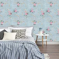 Jaamso Royals Removable Peel and Stick Self Adhesive Film Stick Paper PVC Self Adhesive for Bedrooms, Living Room, Hall, Play Room, Garden Home Decoration ( 200 cm * 45 cm )-thumb1