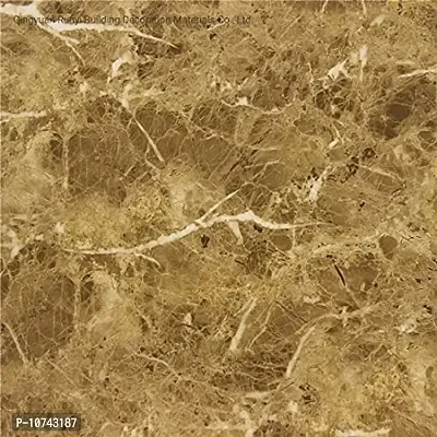JAAMSO ROYALS Crema Valencia Marble Wallpaper, Self Adhesive and Waterproof Wallpaper for Home Decoration (200 cm x 60 cm)-thumb0