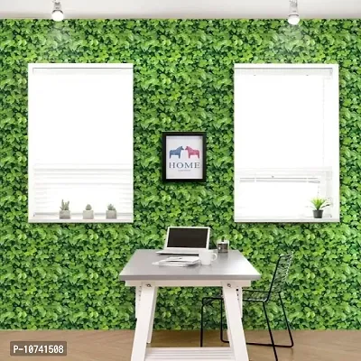 JAAMSO ROYALS Vinyl Grass Wall Furniture Sticker, 200 cm x 45 cm , Green-thumb3