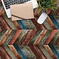 JAAMSO ROYALS Vintage Multicolor Wood Self Adhesive, Peel and Stick Wallpaper for Wall d?cor and Home d?cor (18"" x 236"" = 30 cm sq.ft)-thumb4