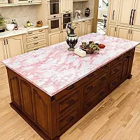 JAAMSO ROYALS Pink Marble Wallpaper, Self Adhesive and Waterproof Wallpaper for Home Decoration (200 cm x 60 cm)-thumb3