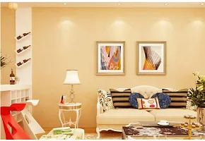JAAMSO ROYALS Golden Embossed Design Peel and Stick Self Adhesive Home Decor Wallpaper ( 200 cm X 45 cm)-thumb4