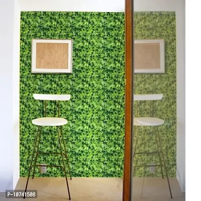 JAAMSO ROYALS Vinyl Grass Wall Furniture Sticker, 200 cm x 45 cm , Green-thumb5