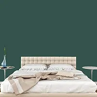 Jaamso Royals Green Plain matt Wallpaper - Self Adhesive, Water Proof, Peel and Stick Sticker (60 CMx 200 cm, Green)-thumb1
