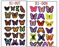 Jaamso Royals New Multicolor 3D Butterflies' Wall Sticker 1 Combo of 38 Piece (PVC Vinyl, 21 cm x 29.7 cm (2 Sheet) , 3D Stickers )-thumb1