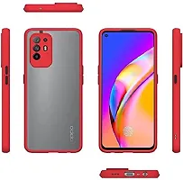 Coverblack Rugged Armor Polycarbonate Back Cover For Oppo Cph2213 , F19Pro+ 5GRed-thumb3