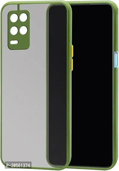 Coverblack Rugged Armor Polycarbonate Back Cover For Realme Rmx3081 ,Realme 8ProGuava Green-thumb5