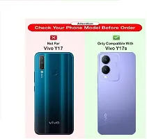 Coverblack Flexible Artificial Leather,Rubber Flip Cover For Vivo Y17SBlue-thumb3