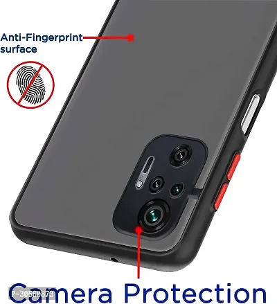 Coverblack Camera Bump Protector Polycarbonate Back Cover For Redmi Note 10 ProBlack Smoke-thumb5