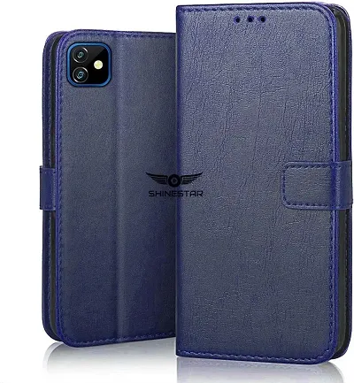 Coverblack Shock Proof Artificial Leather Back Cover For Gionee Max ProUltimate Blue