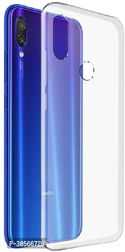 Coverblack Dual Protection Silicon Back Cover For Mi Redmi Note 7ProTransparent Totu-thumb0