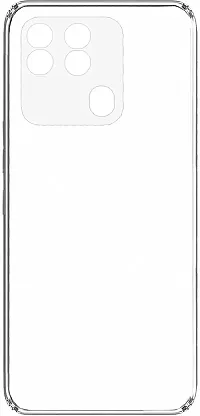 Coverblack Shock Proof Rubber Back Cover For Mi Redmi 10CTransparent-thumb1