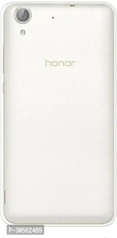 Coverblack Dual Protection Rubber Back Cover For Honor Holly 3Transparent-thumb2