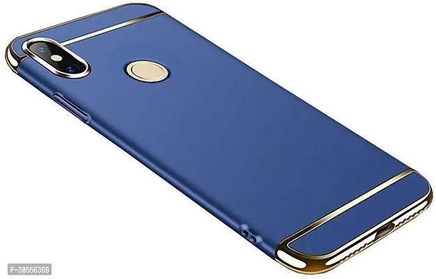 Coverblack Dual Protection Plastic Back Cover For Mi Redmi Y2Navy Blue