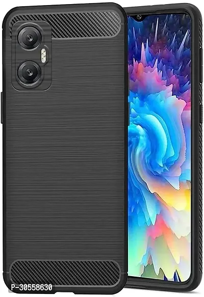 Coverblack Flexible Rubber Back Cover For Infinix X666 , Hot 20 5GBlack-thumb0