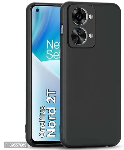 Coverblack Hybrid Tpu Rubber Back Cover For Oneplus Nord 2T 5GBlack-thumb0