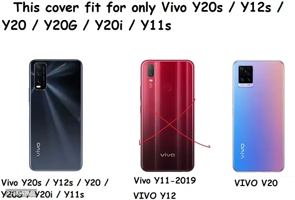 Coverblack Hybrid Tpu Silicon Back Cover For Vivo Y12SDark Black-thumb4