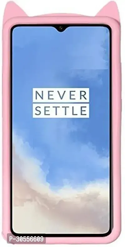 Coverblack Flexible Silicon Back Cover For Oneplus 7THd1901Light Pink-thumb5