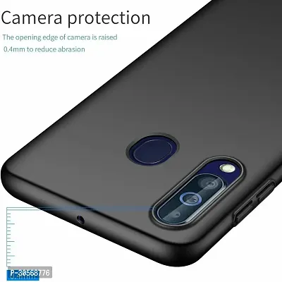 Coverblack Hybrid Tpu Rubber Back Cover For Vivo Y19Black-thumb3