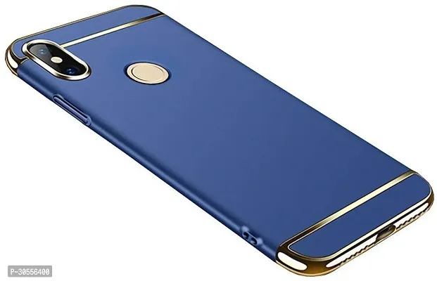 Coverblack Dual Protection Plastic Back Cover For Redmi Y3Navy Blue-thumb0