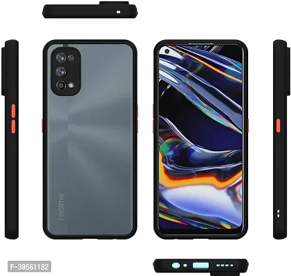 Coverblack Dual Protection Fiber Back Cover For Realme Rmx2121 , X7 Pro 5GRich Black-thumb2