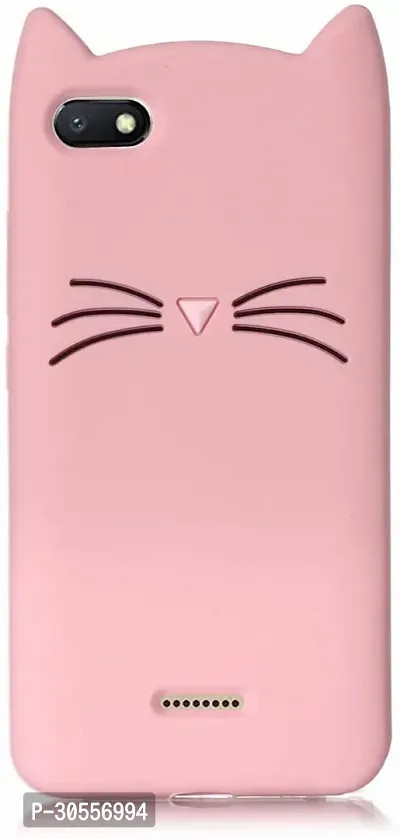 Coverblack Dual Protection Rubber Back Cover For Mi Redmi 6ABaby Pink-thumb2