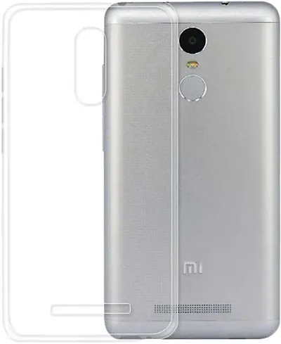 CELZO Transparent Silicon Back Cover Case for Xiaomi Redmi Note 4 - (Transparent)