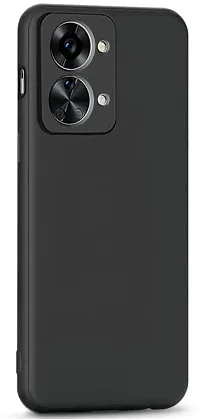 Coverblack Hybrid Tpu Rubber Back Cover For Oneplus Nord 2T 5GBlack-thumb1