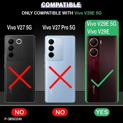 Coverblack Dual Protection Silicon Back Cover For Vivo V2304 , Vivo_V29ETransparent Totu-thumb4