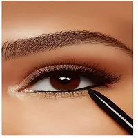 SLUKRL Nude Brown Matte Lipstick 4 in 1 and black kajal Pencil With Black Eyeliner Pencil water proof-thumb4