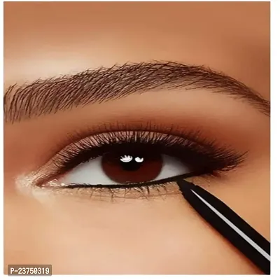 SLUKRL Nude Brown Matte Lipstick 4 in 1 and black kajal Pencil With Black Eyeliner Pencil water proof-thumb5