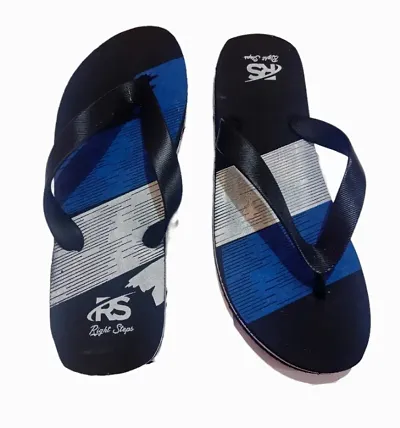 Classic Rubber Solid Flip Flops For Men