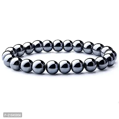 Luximal Natural Reiki Healing Feng Shui Vastu Crystal Gemstone Beads Bracelet Original Crystal Bracelets for Men and Women (Black)-thumb2