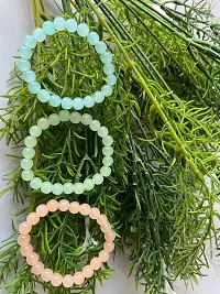 Luximal Natural Reiki Healing Feng Shui Vastu Crystal Gemstone Beads Bracelet Original Crystal Bracelets for Men and Women (Green)-thumb4