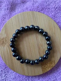 Luximal Natural Reiki Healing Feng Shui Vastu Crystal Gemstone Beads Bracelet Original Crystal Bracelets for Men and Women (Black)-thumb4