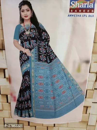 Stylish Cotton Printed Saree without Blouse piece