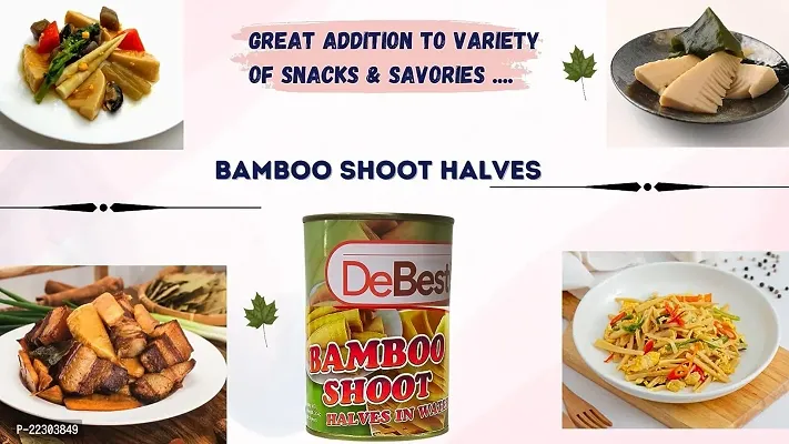 De Besto Bamboo Shoot Halves in Water 567g | Premium Imported Quality Product (Pack of 2)-thumb4