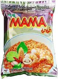 MAMA Instant Noodles 60g Tom Yum Shrimp Flavor - Pack of 10-thumb1