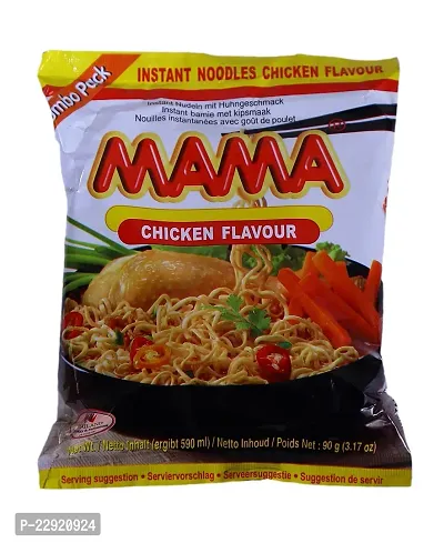 MAMA Instant Noodles Chicken Flavor 90g (Jumbo Pack) - Pack of 5-thumb2