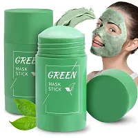 Green Mask Stick Blackhead Remover for ,Face Moisturizing, Deep Pore Cleansing, Green Tea Mask for All Skin Types-thumb2