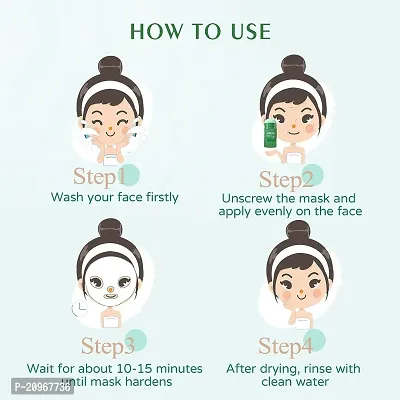 Green Mask Stick Blackhead Remover for ,Face Moisturizing, Deep Pore Cleansing, Green Tea Mask for All Skin Types-thumb4