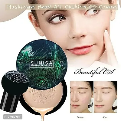 Sunisa Foundation Water Proof Concealer Cream with Air Cushion Mushroom-thumb2