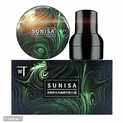 Sunisa Foundation Water Proof Concealer Cream with Air Cushion Mushroom-thumb0