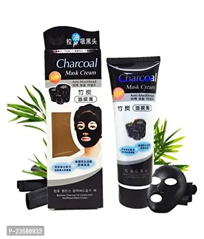 Charcoal Face Mask Cream Anti Blackhead-thumb0