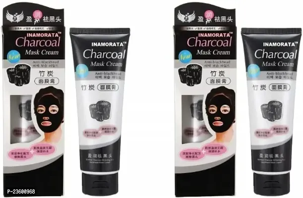 Charcoal Face Mask Cream Anti Blackhead-thumb0