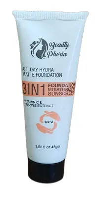 3IN1 Foundation Moisturizer Sunscreen Vitamin-C  Orange Extract-thumb1